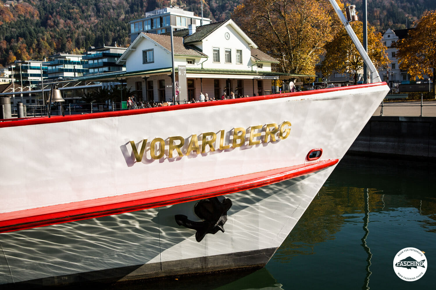 Die Vorarlberger Fotografen des Studio Fasching fotografieren für Vorarlberg Lines ihre Crew sowie die Fahrgäste bei einer schönen Ausfahrt